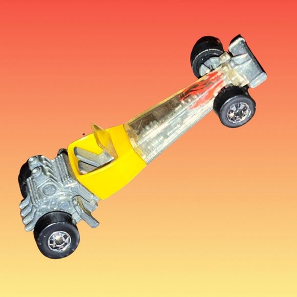 Vintage HOT WHEELS ODD ROD 1976 Hong Kong Vintage Toy Dragster w/Flames - Picture 2 of 5